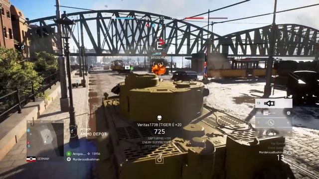 BFV BETA TIGER TANK GAMEPLAY