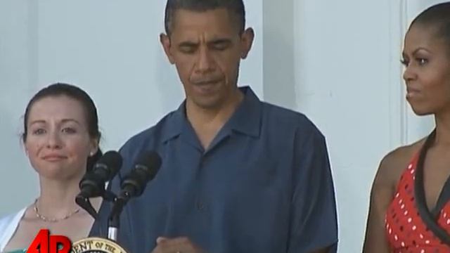 Obama Hosts Service Members at White House смотреть онлайн