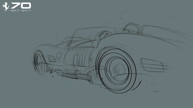 Ferrari Testarossa iPad Sketch смотреть онлайн