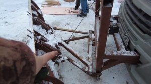 Установка снежного отвала на газель