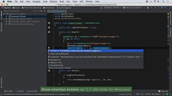 JetBrains Rider for Unity Development