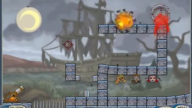 Roly-Poly Cannon: Bloody Monsters Pack 2 - LEVEL 25