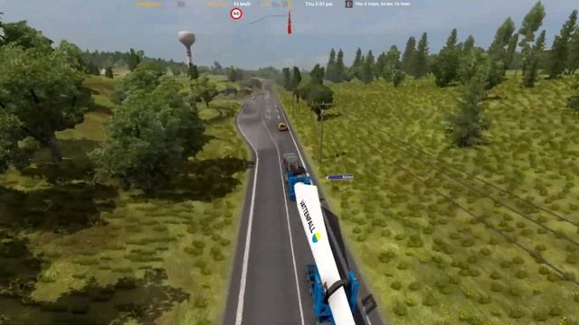 EURO TRUCK SIMULATOR 2 | MEGA TRANSPORT | WIND TURBINE BLADE | V1.39.X смотреть онлайн