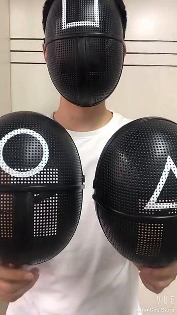 Детский костюм из игры кальмар, маска, косплей комбинезон, Круглый, квадратный, Круглый, треугольны смотреть онлайн