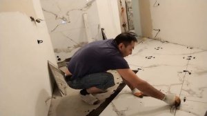 Скоростная укладка плитки по диагонали ,Как начать правильно?600x600mm