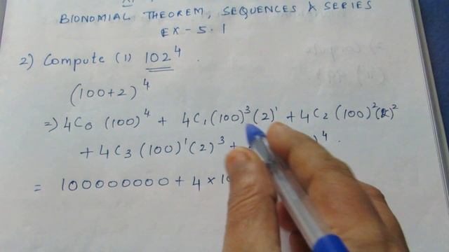TN CLASS 11 MATHS BINOMIAL THEOREM SERIES & SEQUENCE EX 5.1 SUM 2(I)