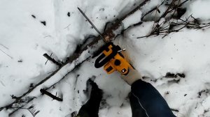 PATUOPRO аккумуляторная пила в лесу с батареей 8 ампер .