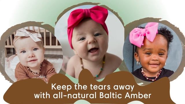 Baltic Amber Teething Necklace for Babies смотреть онлайн