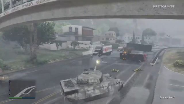 GTA 5 Rhino Tank Rampage смотреть онлайн