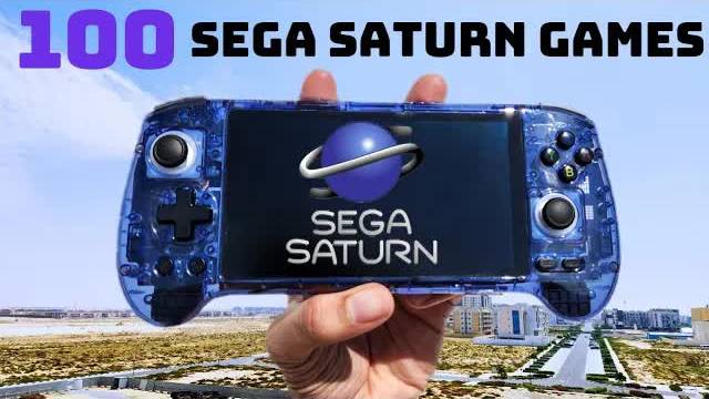 100 игр с Sega Saturn на ANBERNIC RG556 смотреть онлайн
