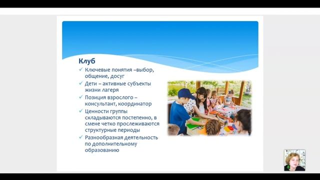 2.1. План для смены в лагере