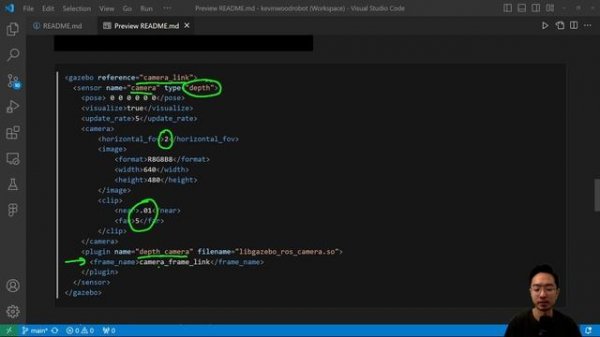 ROS2 Depth Camera Gazebo and Rviz (Tesla Bot Point Cloud Simulation in ROS)