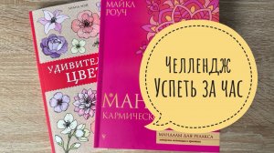 Челлендж Успеть раскрасить за час Март 2025