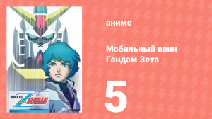 Мобильный воин Гандам Зета 5 серия (аниме-сериал, 1985)
