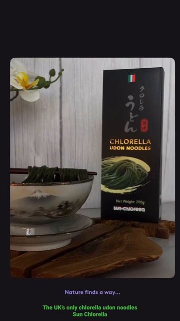 The UK’s only chlorella udon noodles #antioxidant #chlorella #recoveryfood #sunchlorella смотреть онлайн