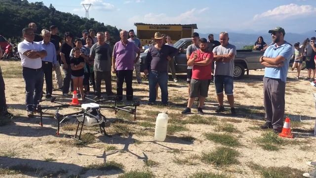 DJI Agras MG-1P Kerasovo demonstration смотреть онлайн