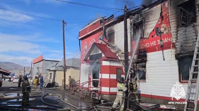 Пожар в Кош-Агаче смотреть онлайн