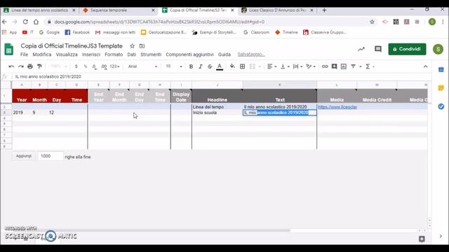 Timeline - linea del tempo per Google Classroom смотреть онлайн