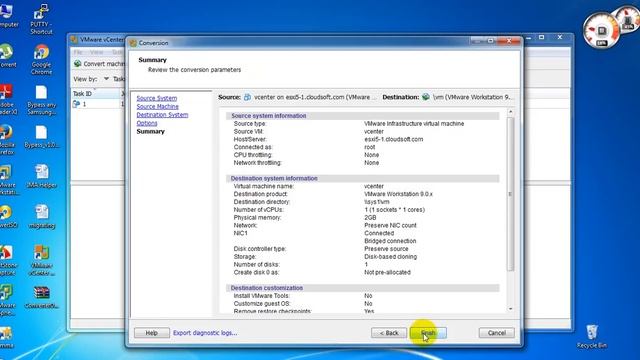 converting virtual to virtual from one host to other host смотреть онлайн