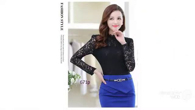 Одежда с AliExpress - Кружевная блузка смотреть онлайн