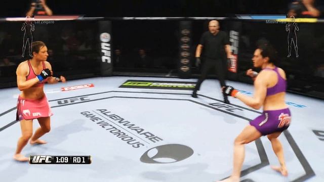LIVE COMMENTARY-EA SPORTS UFC Online Gameplay Miesha Tate Vs Cat Zingano смотреть онлайн