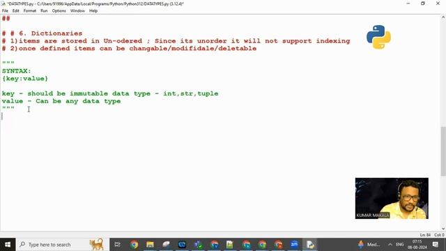 Day2 #Python Data Types Explained: Lists, Sets, Dictionaries - Comprehensive Guide with Examples смотреть онлайн