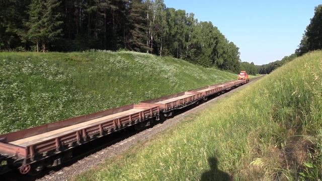 [БЧ] Тепловоз ТМЭ1-032 близ ст. Полонка / [BCh] TME1-032 near Polonka station смотреть онлайн