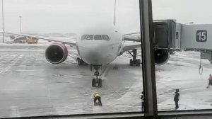 Шереметьево, парковка к терминалу самолёта