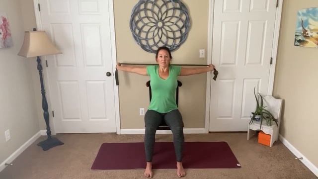 All Seated Chair Yoga Class Dedicated To Feeling Love - Heart Chakra  Practice With Jennifer Hilton