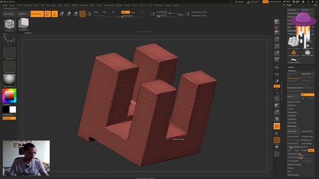 ZBrush 2019 - ZRemesher 3.0 смотреть онлайн