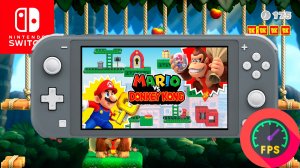 Mario vs Donkey Kong Nintendo Switch Lite Gameplay