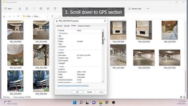 How to view GPS coordinates of a photo in Windows смотреть онлайн