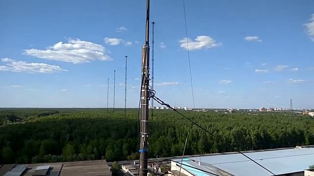 Мои антенны и вид на город с крыши))) смотреть онлайн