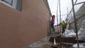 Покраска фасада утепленного дома за 5 минут