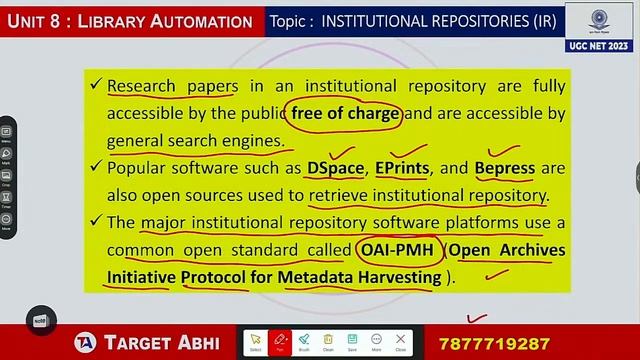 UGC NET Library Science Vacancy | Library Automation | Institutional Repository | UGC NET 2023 смотреть онлайн