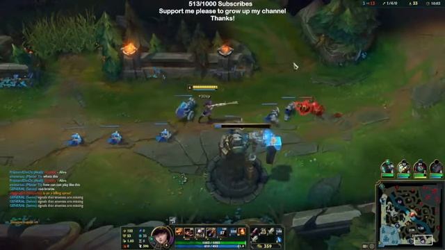 Caitlyn League of Legends - Gameplay training with free lock camera #leagueoflegends #subscribe смотреть онлайн