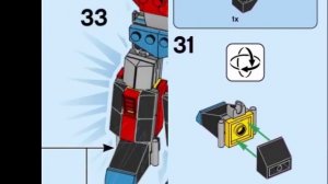 LEGO Creator Super Robot 31124, инструкция по сборке конструктора