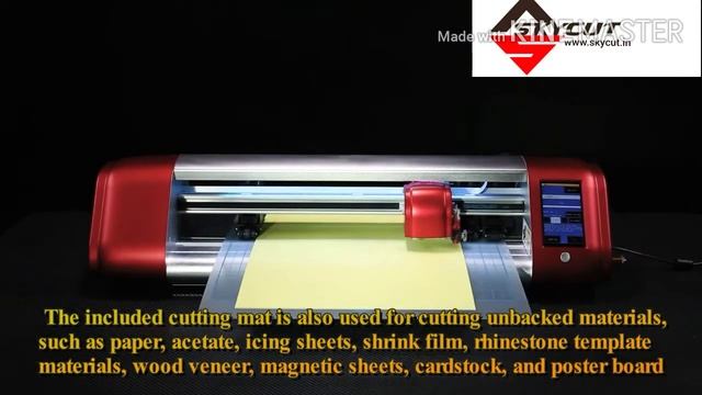 Skycut Cutting Plotter C Series Working and Cutting смотреть онлайн