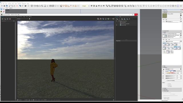 Infinite Plane in V-Ray 5 for SketchUp смотреть онлайн
