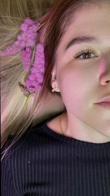 Наращивание ресниц, эффект ламинирования