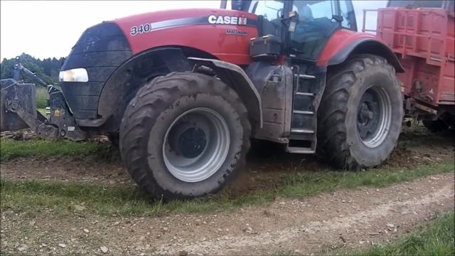 Case IH Magnum 340 in the MUD !! Senáže 2016 HD /by LV/ смотреть онлайн