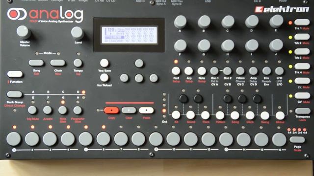 Elektron Analog Four demo bank C 22.4.2016 смотреть онлайн