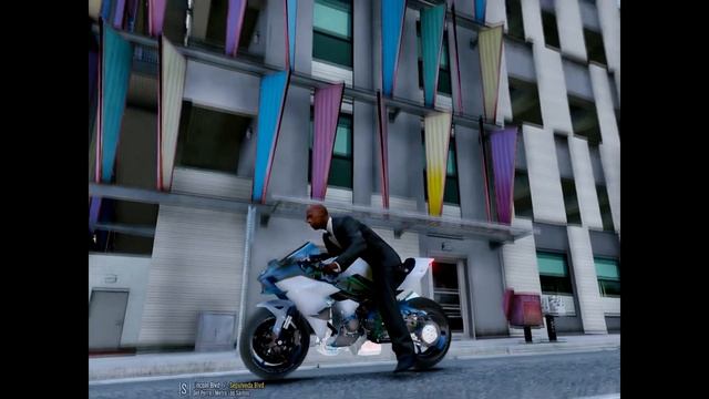 GTA V M.V.G.A+ ENB+ Visual V-Kawasaki Ninja H2/H2R смотреть онлайн