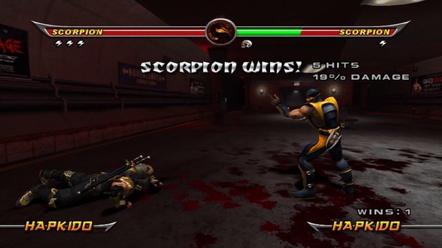 Mortal Kombat Armageddon - Scorpion (Alternate Costume) - Arcade Playthrough смотреть онлайн