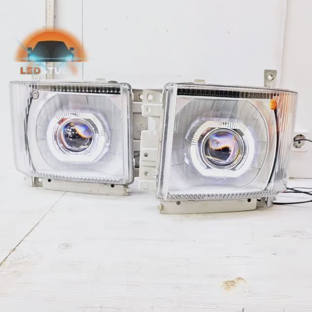 Isuzu тюнинг фары светодиодные. Модернизация от Ledstudio. смотреть онлайн