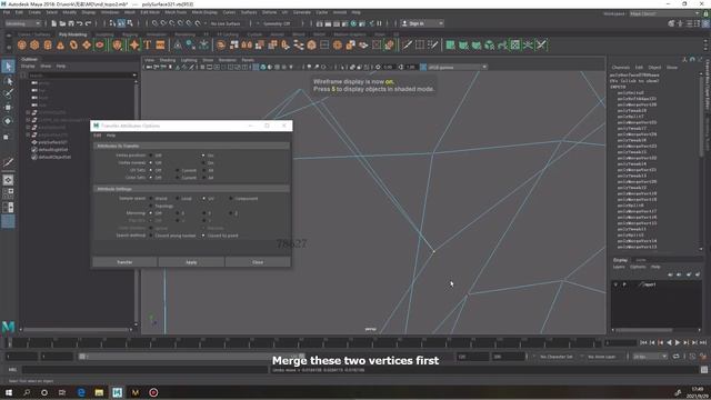 18.Transfer Attributes in Maya and conclusion смотреть онлайн