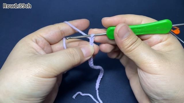Lavender Pot-1: How to crochet the lavender's petals ？