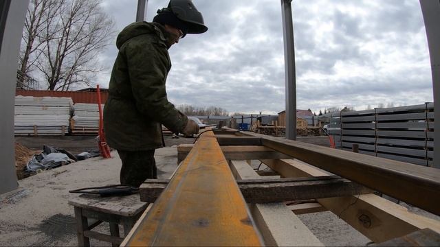 Сварка, монтаж металлоконструкций. Каркас под сэндвич панели. смотреть онлайн