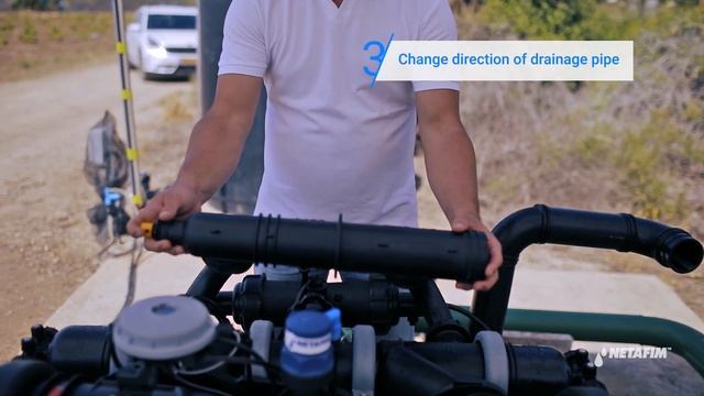 AlphaDisc™ Filter – How to change the drainage pipe direction | Netafim смотреть онлайн