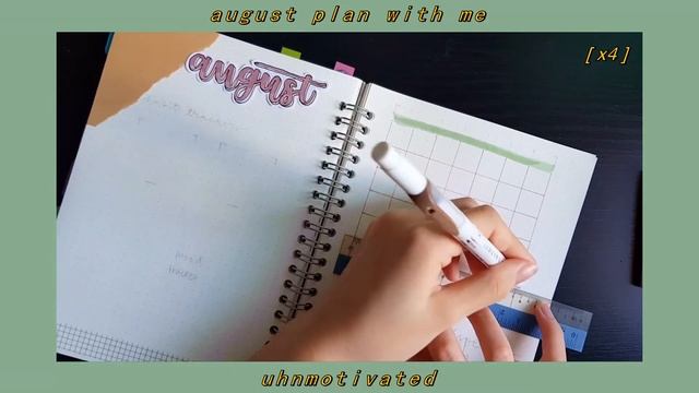august 2020 bujo set up | plan with me смотреть онлайн